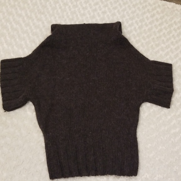 Joyce Leslie Mohair Short sleeve cowl neck sweater - Picture 4 of 5